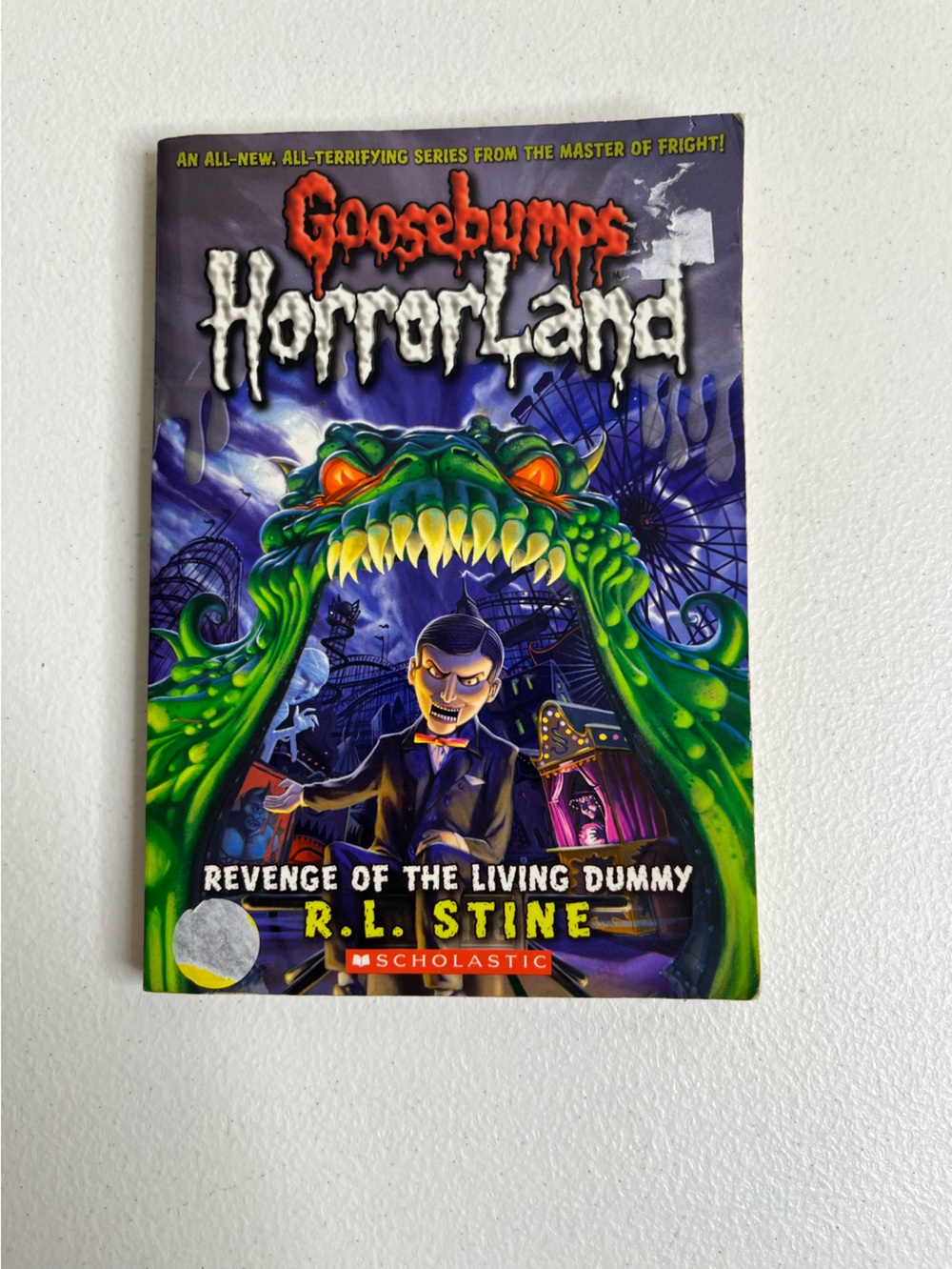 Goosebumps Revenge of the Living Dummy #1 Horrorland Series First Edition 2008